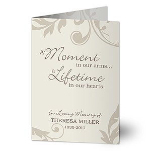 In Loving Memory Personalized Greeting Card