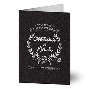 Happy Anniversary Personalized Greeting Card