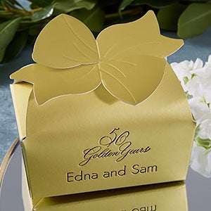Personalized Bow Top Custom Favor Bo Large Gold Wedding Gifts Personalized Bow Top Custom Wedding Favor Bo 1659d