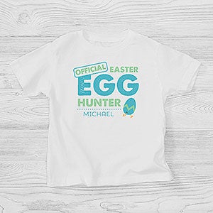 Personalized Easter Kids Apparel - Easter Egg Hunter - Toddler T-Shirt