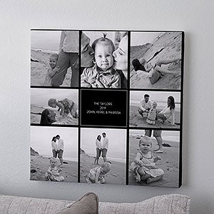20x20 Photo Canvas Print - Family Photo Montage
