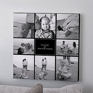 24x24 Photo Canvas Print - Family Photo Montage