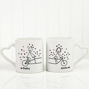 So Happy Together Personalized Couple Coffee Mug Set