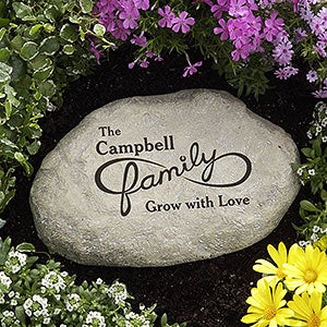 Personalized Family Garden Stone - For Infinity