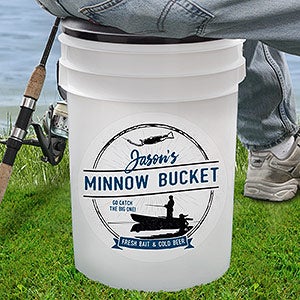 Bait Bucket Personalized Fishing Cooler
