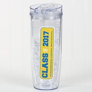 Class Of Personalized Graduation Acrylic Insulated Tumbler