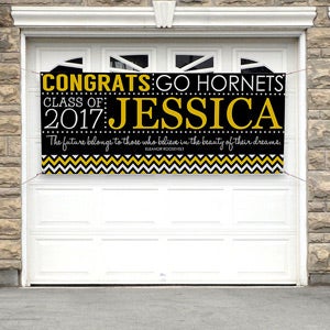 School Memories Personalized Graduation Banner