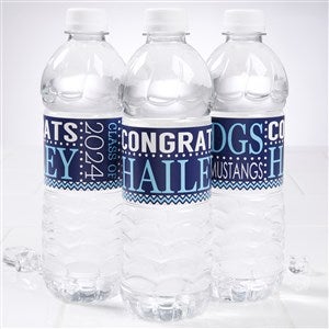 Personalized Graduation Water Bottle Labels - School Memories - 24 labels