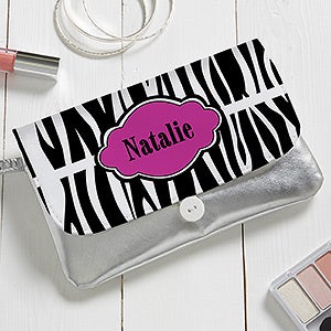 Animal Print Personalized Wristlet