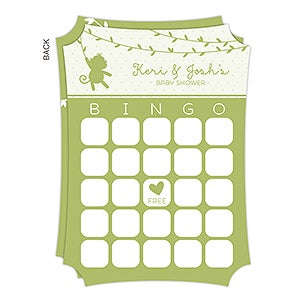 Baby Zoo Animals Personalized Bingo Cards