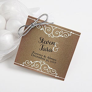 Rustic Chic Wedding Personalized Gift Tags