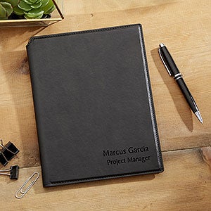 Personalized Junior Portfolio - Signature Series - Black