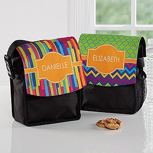 Bright & Cheerful Personalized Lunch Bag