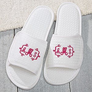 Embroidered Spa Slippers