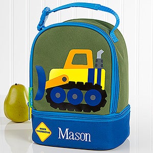 Embroidered Kids Lunch Bag By Stephen Joseph - Construction