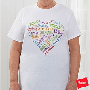 Close To Her Heart Personalized Hanes® T-Shirt