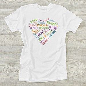 Personalized Apparel - Close To Her Heart - Hanes T-Shirt