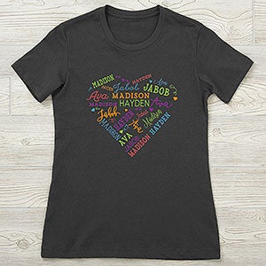 Close To Her Heart Personalized Next Level Fitted Tee