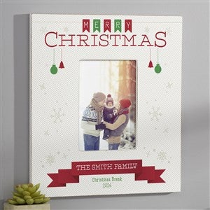 Holiday Banner Personalized 5x7 Wall Frame - Vertical - #17096-WV