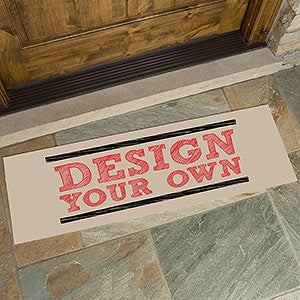 Design Your Own Personalized Oversized Doormat