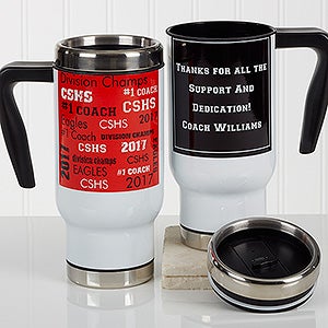 All-Star Coach Personalized Commuter Travel Mug