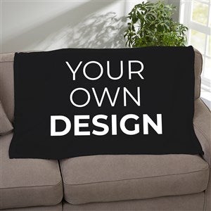 Design Your Own Personalized Fleece Baby Blanket - Green