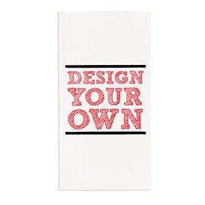 Design Your Own Personalized Beach Towel - White