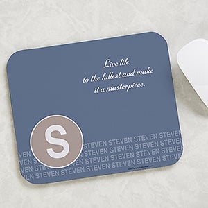 Personalized Mouse Pad - Quotes Of Sophistication