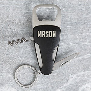 Multi-Tool Personalized Key Chain- Name