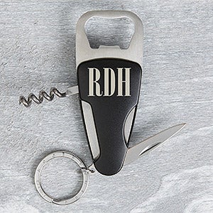 Multi-Tool Personalized Key Chain- Monogram