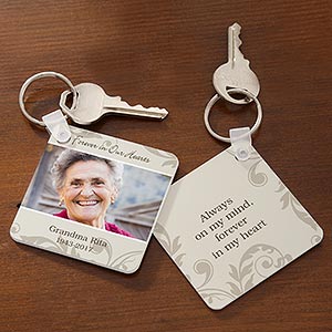 In Loving Memory Personalized Photo Key Ring