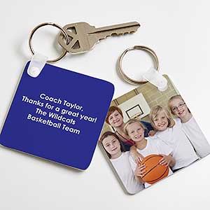 Picture Perfect Coach Personalized Key Chain