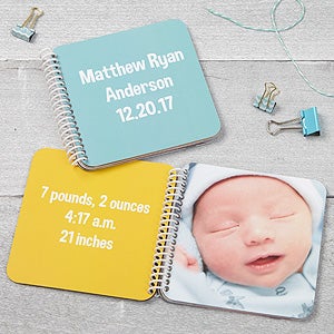 Baby Keepsake Soft Cover Mini Photo Book- Brights