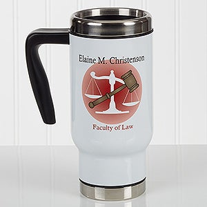 Coffee & Counsel Personalized Travel Mug