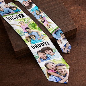 personalized picture tie