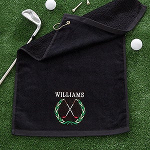 Performance Golf Crest Personalized Golf Towel