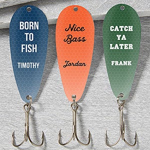 Personalized Fishing Lures - Add Any Text