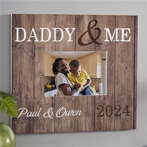 Daddy & Me Personalized Picture Frame - 5x7 Wall