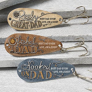 O'Fishal Dad Personalized Fishing Lure- Set of 3