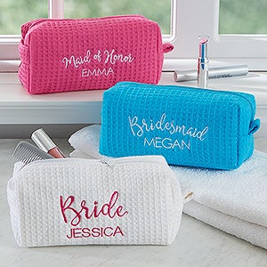 Bridal Party Embroidered Make-up Bag