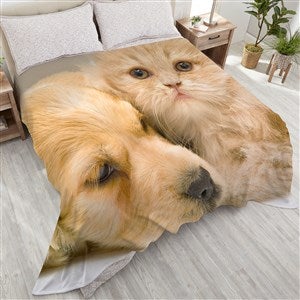 Picture It! Pet Personalized 90x180 Plush King Fleece Blanket