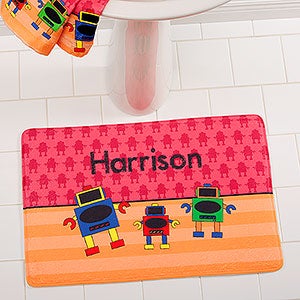 Personalized Kids Bath Mats With Names - For Boys