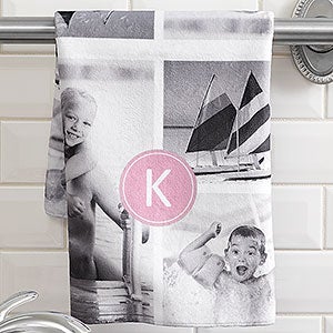 Photo Collage Personalized Hand Towel