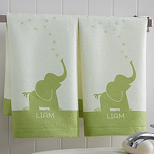 Baby Zoo Animals Personalized Hand Towel