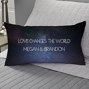 Written In The Stars Personalized Lumbar Pillow