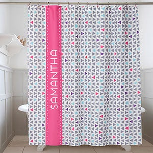 Personalized Shower Curtain - Geometric