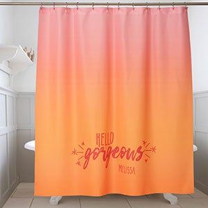 Personalized Shower Curtain - Morning Motivation