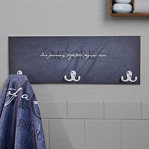 Heart of Our Home Personalized Towel Hook- 3 Hooks