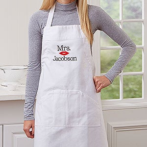 Better Together Mrs. Embroidered Apron
