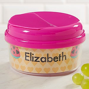 Customized Snack Cups With Lids for Girls - 4 Designs